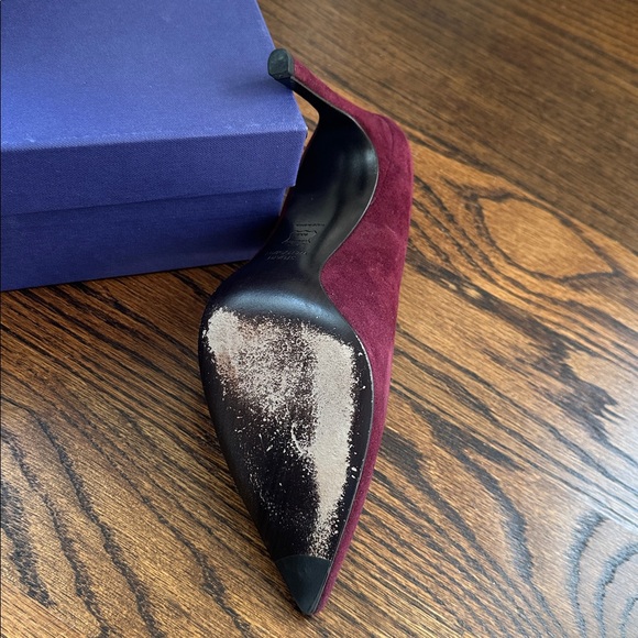 Stuart Weitzman: HEIST Suede Heels (size 5.5) - Picture 2 of 3